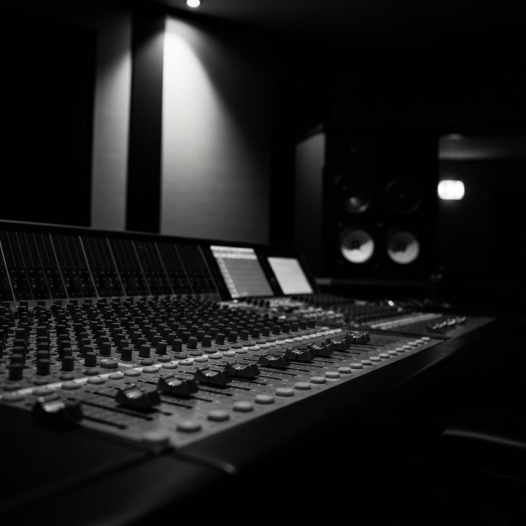 Recording studio interior